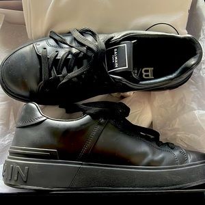 Balmain smooth leather B-Court sneakers size 41